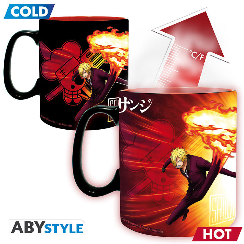 ONE PIECE - Zoro & Sanji - Mug Heat Change 460ml