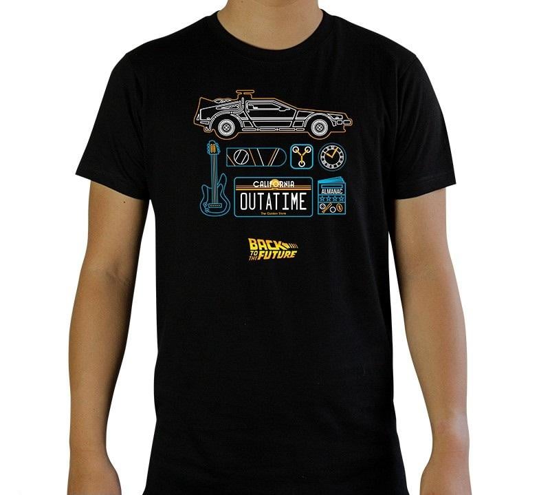 BACK TO THE FUTURE - DeLorean - Men's T-Shirt - (M)