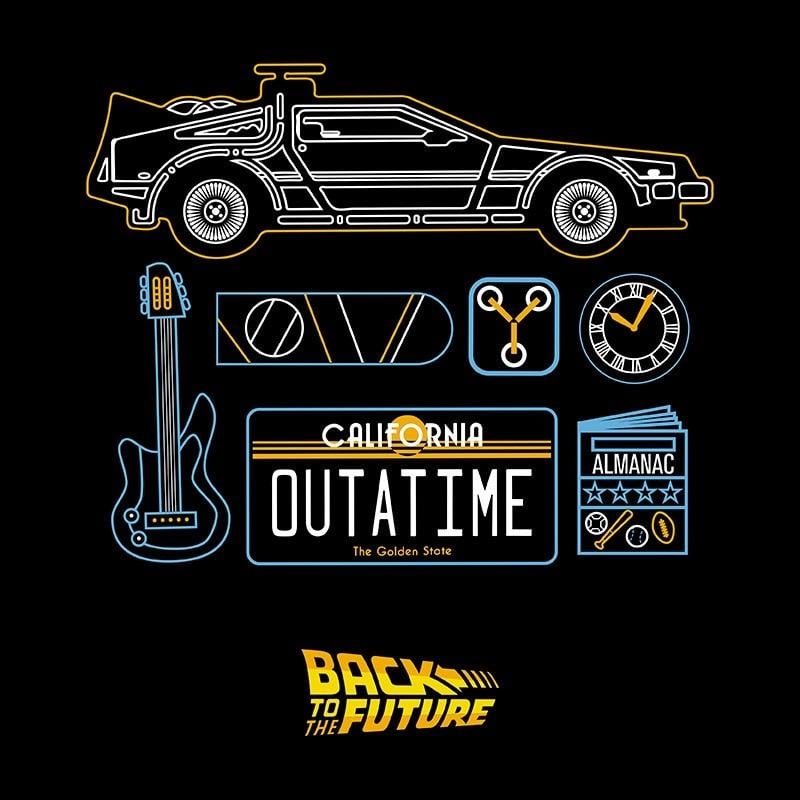 BACK TO THE FUTURE - DeLorean - Men's T-Shirt - (M)