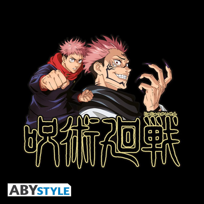 JUJUTSU KAISEN - T-Shirt Itadori & Sukuna Unisexe Noir (L)