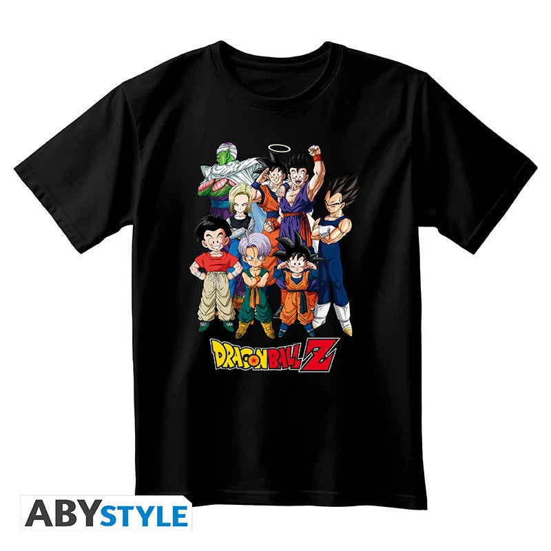 DRAGON BALL - T-Shirt DBZ Goku's Group Unisex black (XXL)