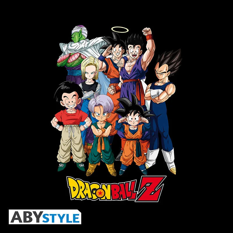 DRAGON BALL - T-Shirt DBZ Goku's Group Unisex black (M)