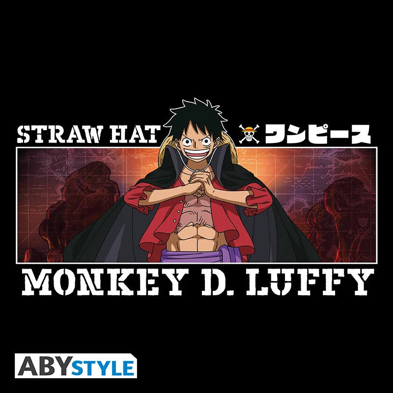ONE PIECE - T-Shirt Monkey D.Luffy Unisex black (S)