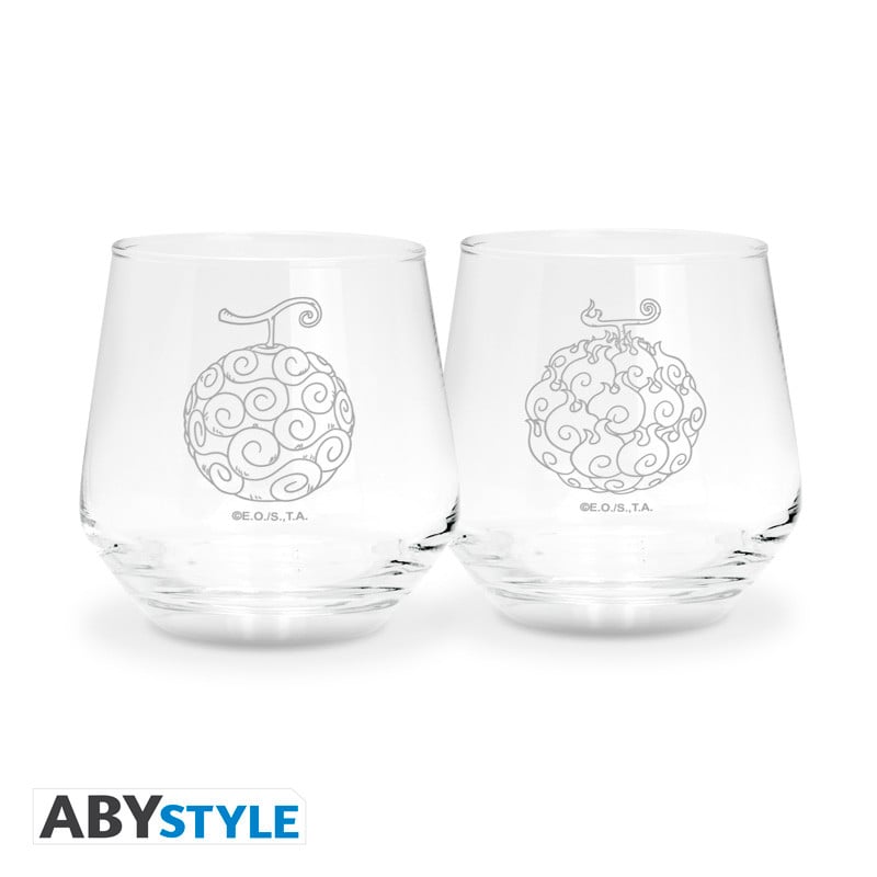 ONE PIECE - Demon fruit - 2 Glasses Set 300ml