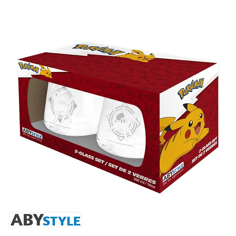 POKEMON - Espeon & Umbreon - 2 Glasses Set 300ml