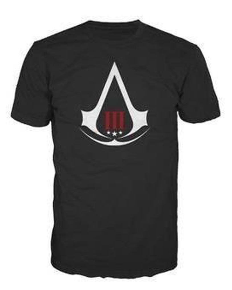 ASSASSIN'S CREED 3 - T-Shirt Black - Crest Logo (S)