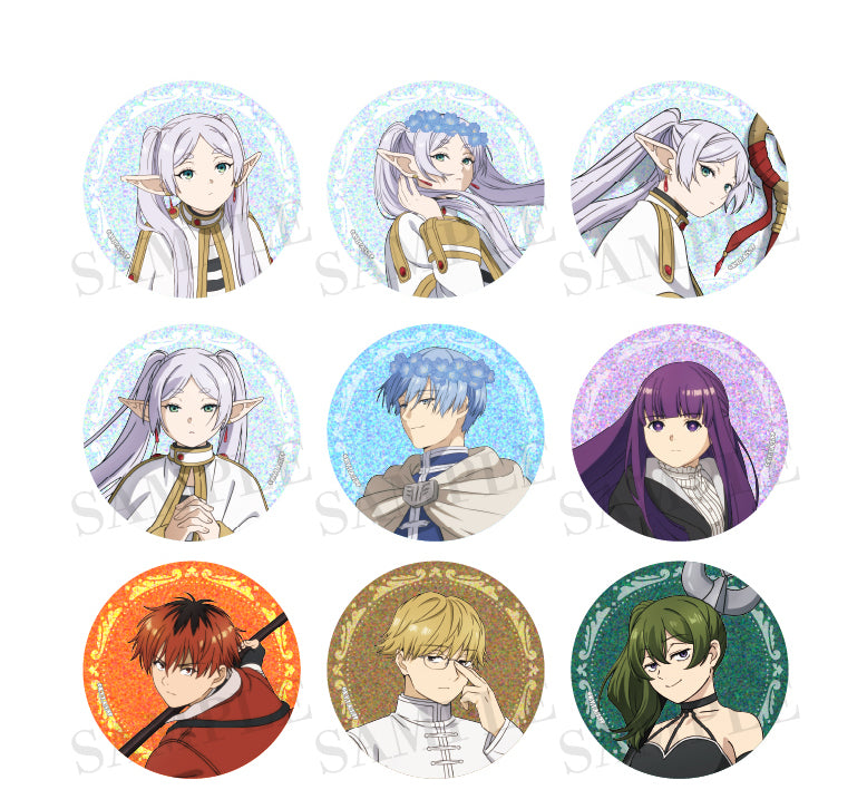 FRIEREN - Trading Glitter Can Badge BLIND BAG (9pcs) - 56mm