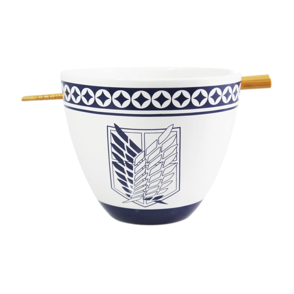 ATTACK ON TITAN - Ramen Bowl with Chopstick 470ml - Emblem