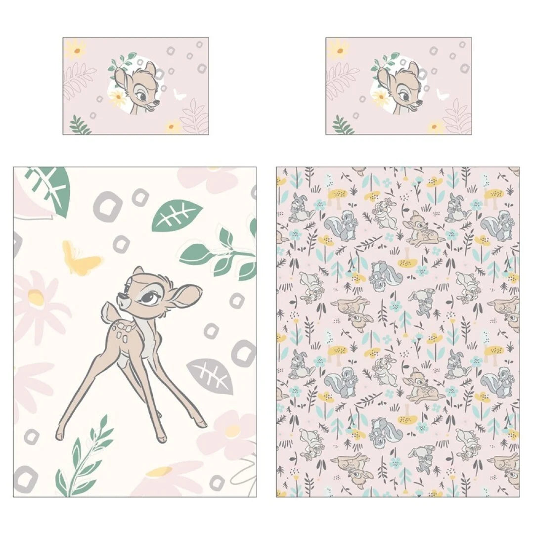 DISNEY - Bambi - Duvet Cover 100x140cm + 40x60cm