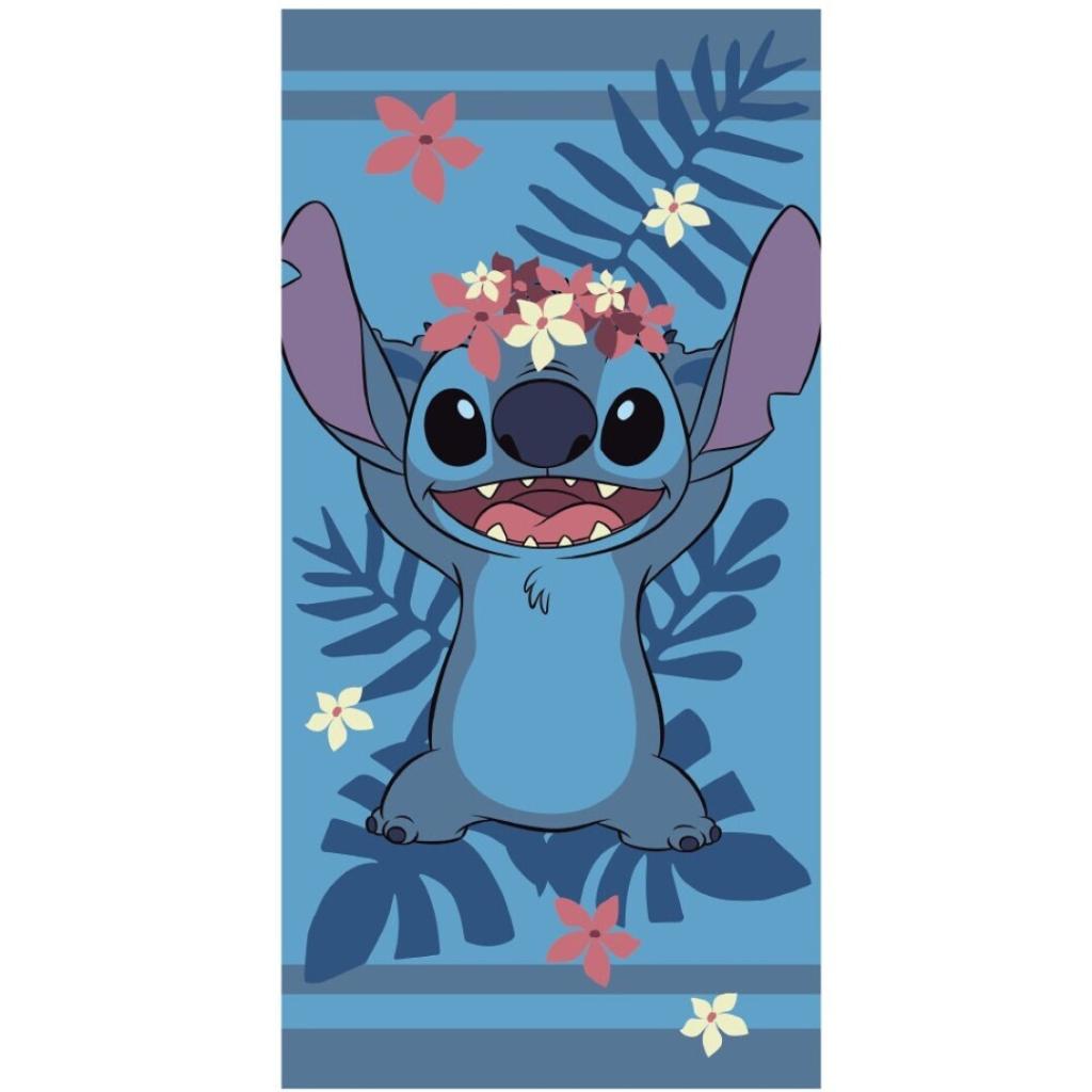 LILO & STITCH - Flowers - Beach Towel 100% Polyester - 70x140cm