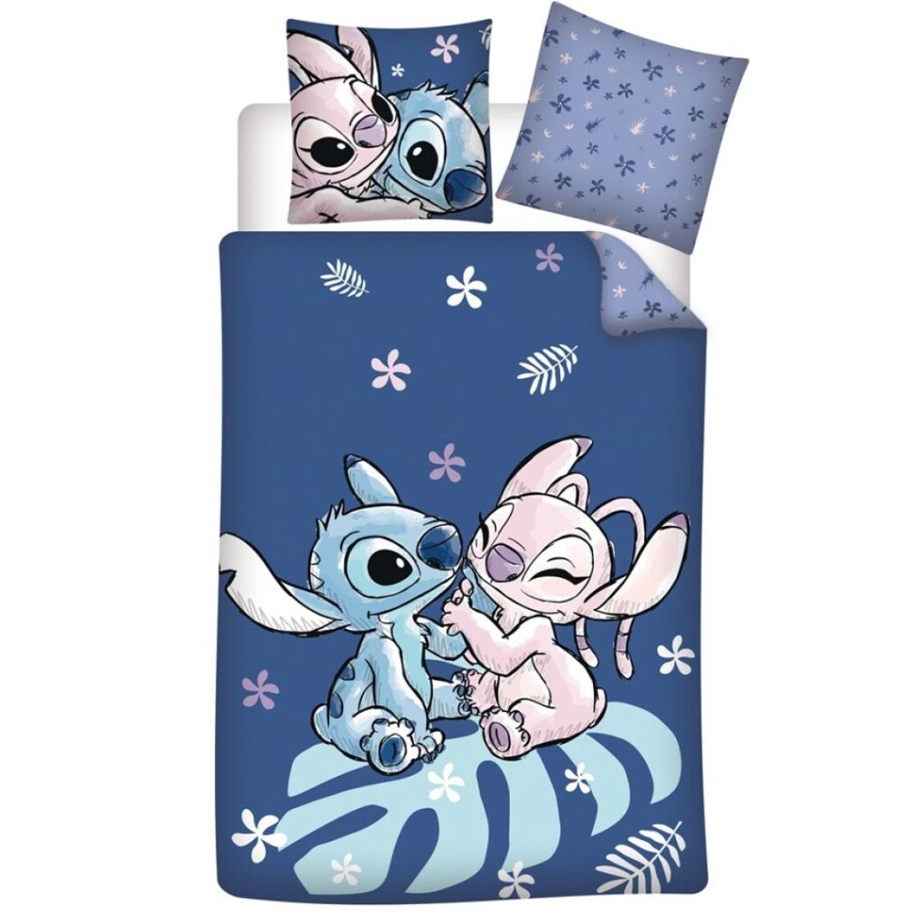 DISNEY - Duvet Cover 140x200cm + 65x65cm - Stitch and Angel