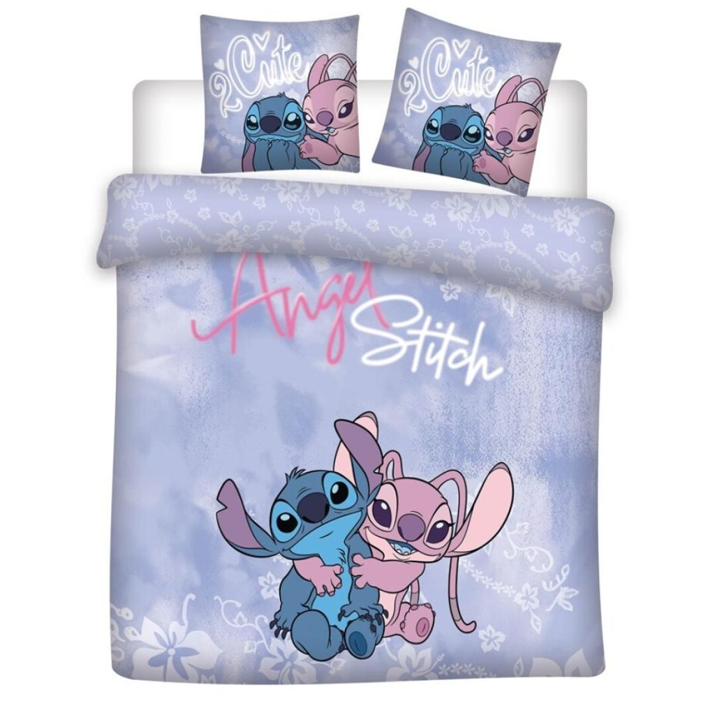 DISNEY - Duvet Cover 240x220cm + 2x65x65cm - Angel Stitch