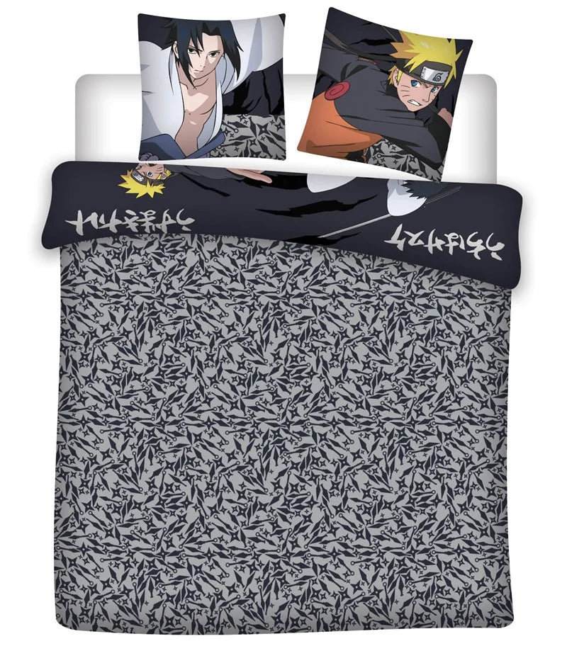NARUTO - Naruto & Sasuke - Duvet Cover 240x220cm + 2x65x65cm