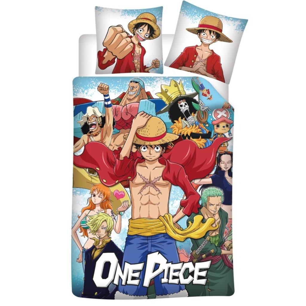 ONE PIECE - Duvet Cover 140x200cm + 65x65cm - Straw Hat Crew