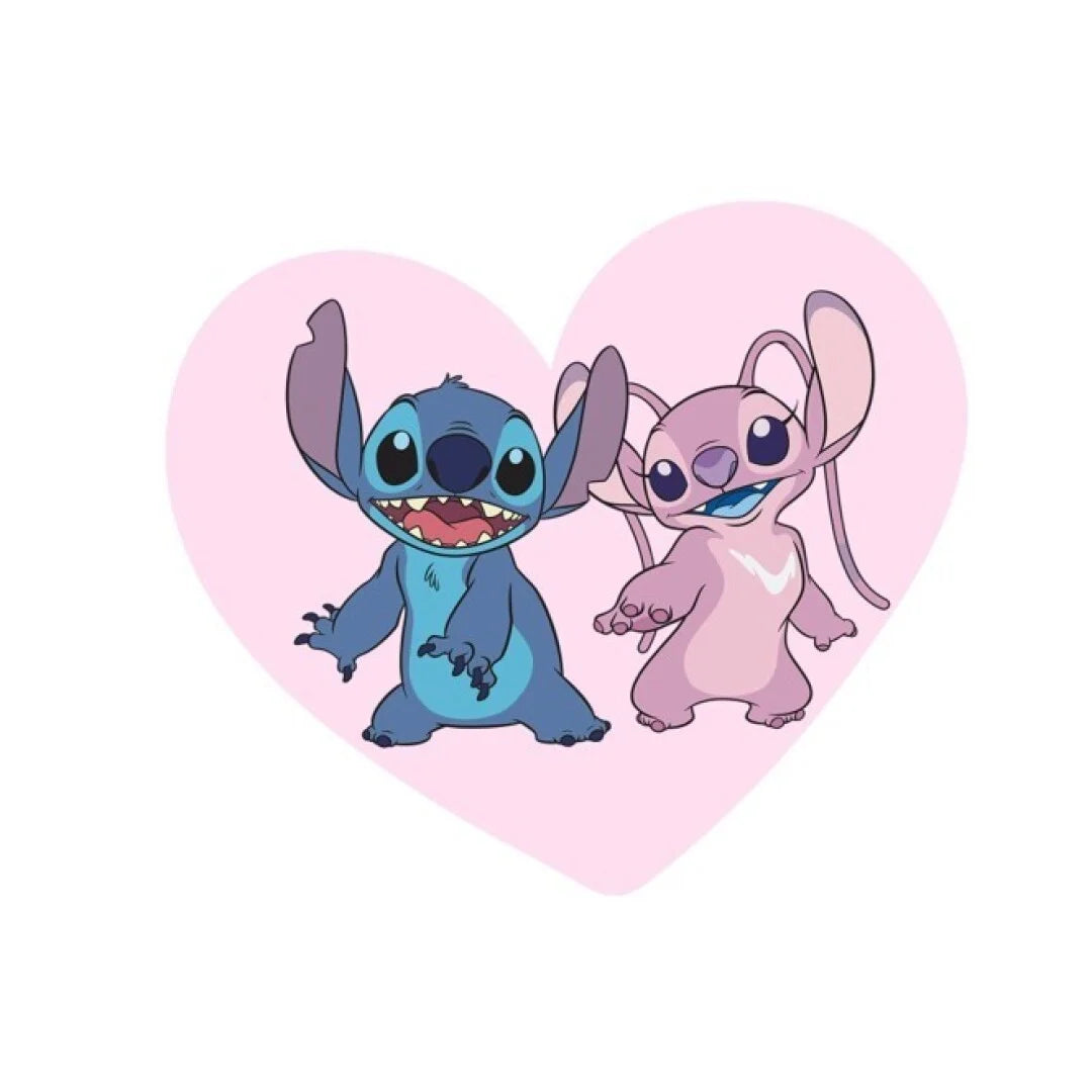 LILO & STITCH - Stitch & Angel "Heart" - Cushion