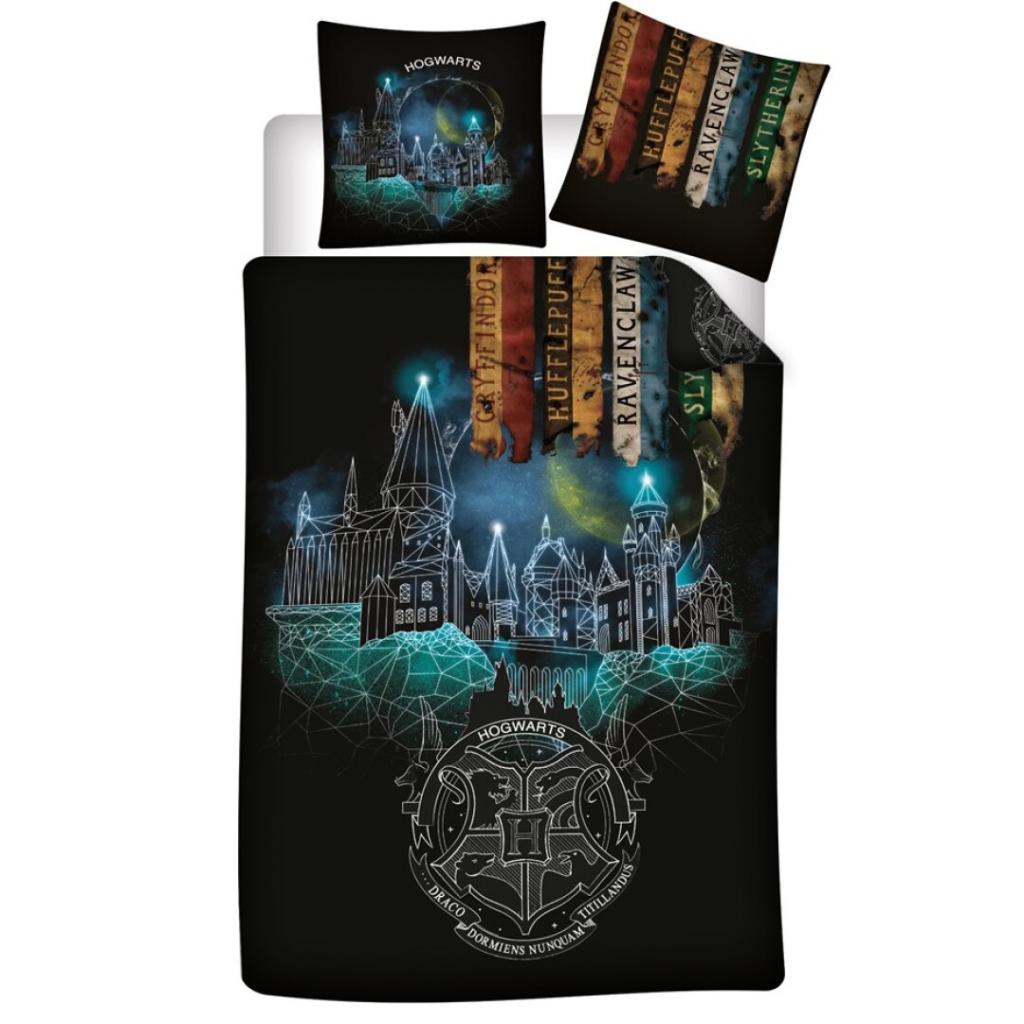 HARRY POTTER - Hogwarts - Duvet Cover 140x200cm - '100% microfiber'