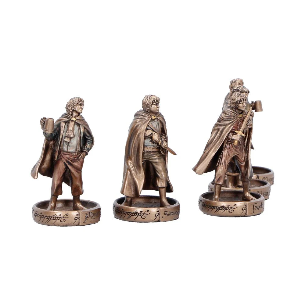 LORD OF THE RINGS - The Hobbits of the Shire - Set of 5 Statue 7cm