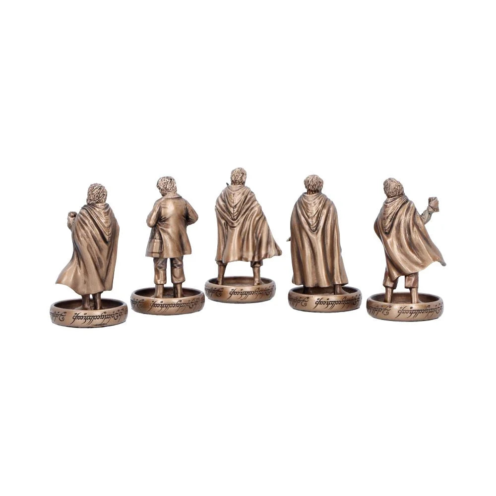 LORD OF THE RINGS - The Hobbits of the Shire - Set of 5 Statue 7cm