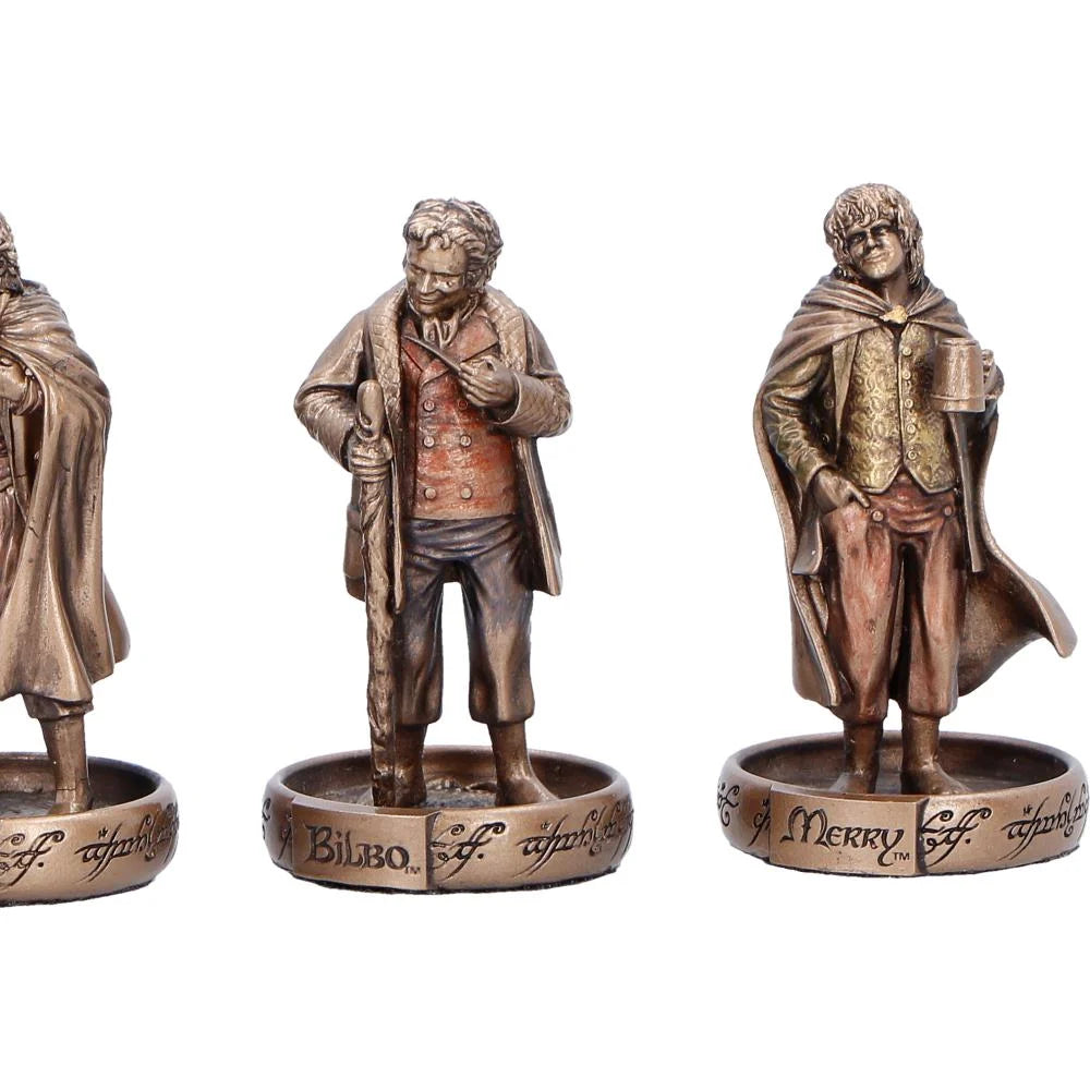 LORD OF THE RINGS - The Hobbits of the Shire - Set of 5 Statue 7cm