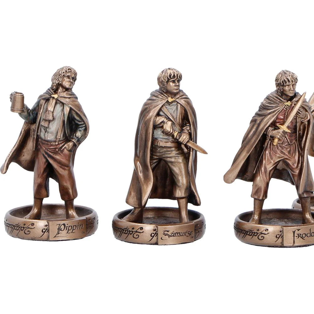 LORD OF THE RINGS - The Hobbits of the Shire - Set of 5 Statue 7cm