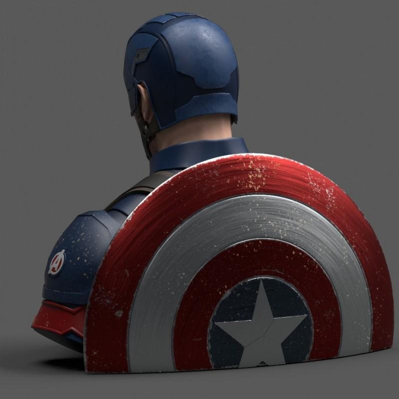 MARVEL - Captain America Avengers Endgame - Money Bank Bust 20 cm