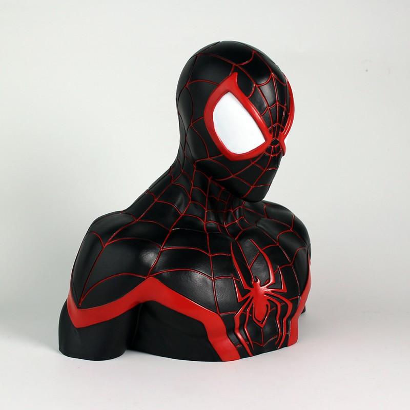 MARVEL - Money Box Blister Box - Miles Morales Deluxe Bust 20 cm