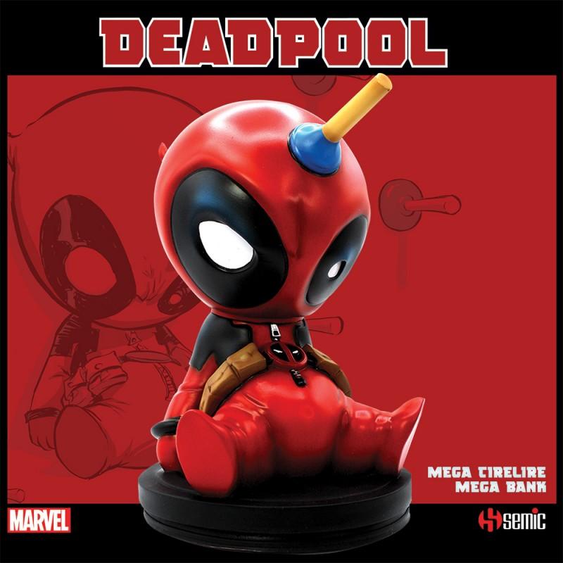 MARVEL - Money Box Blister Box - Baby Deadpool - 19.5 cm