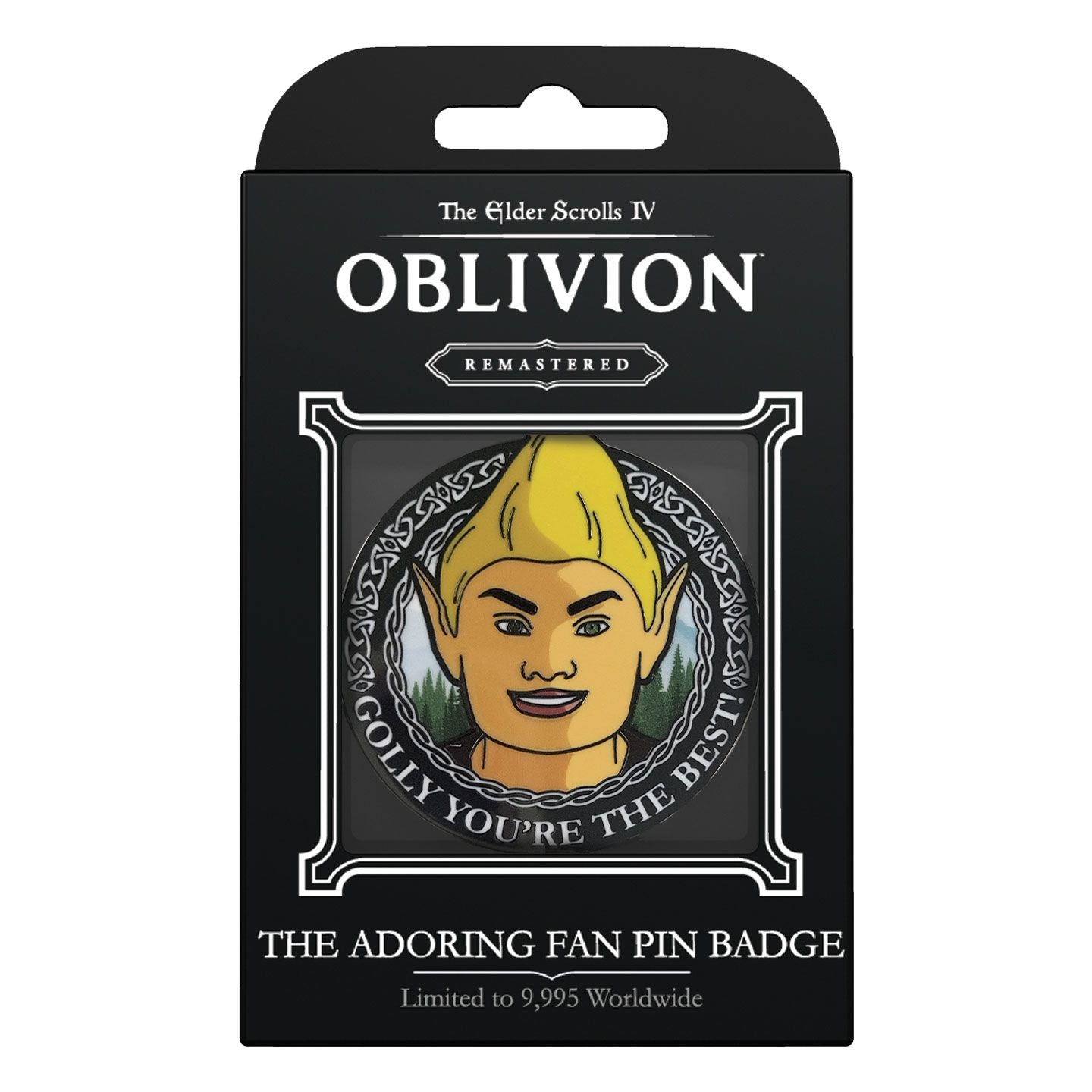 THE ELDER SCROLLS OBLIVION - Adoring Fan - Limited Edition Pin Badge