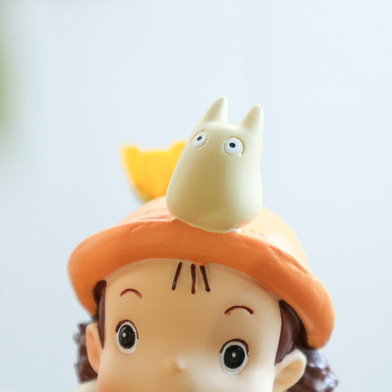 MY NEIGHBOR TOTORO - Mei & White Totoro - Fig. Soliflore 12x13x21.5cm