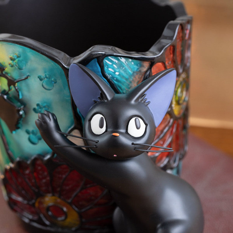 KIKI'S DELIVERY SERVICE - Jiji - Stained Glass Planter Diorama 18.5cm