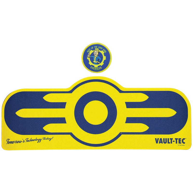 FALLOUT  - Vault-Tec - XL Desktop Mat + 1 Coaster