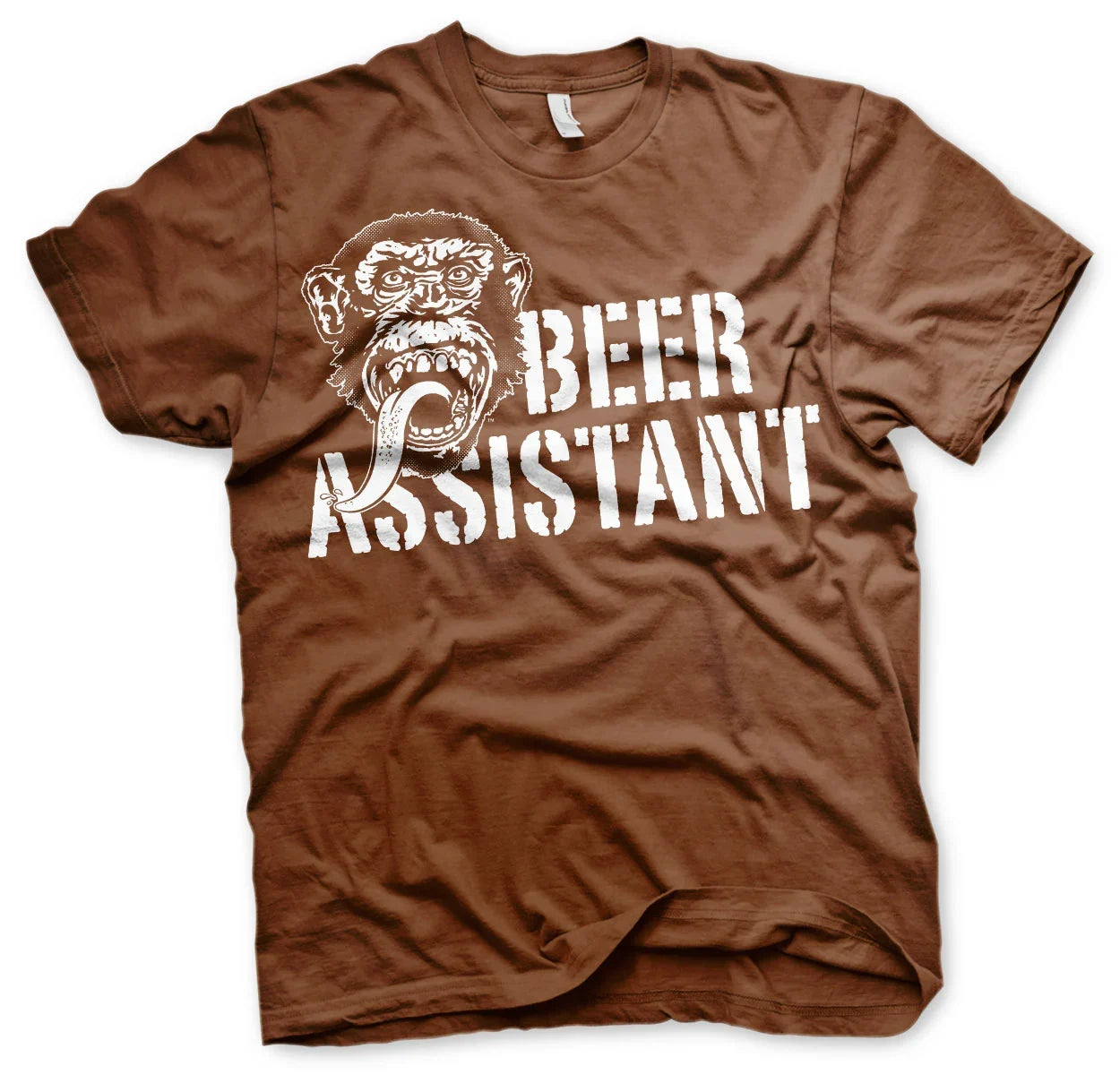 GAS MONKEY - T-Shirt Beer Assistant - Brown (10 Years)