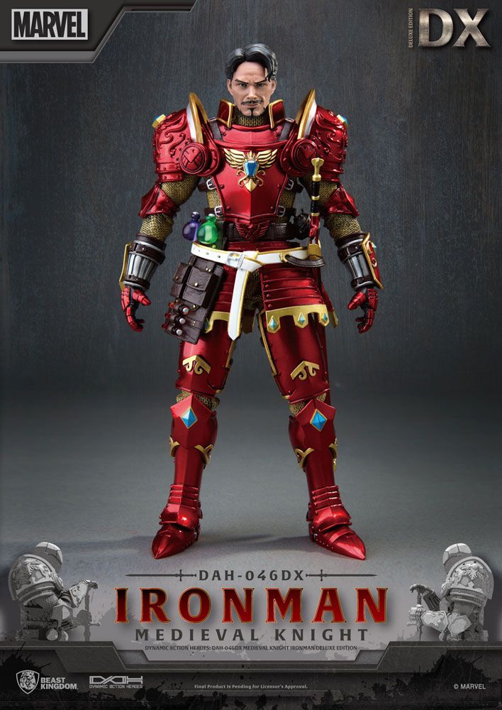MARVEL - Medieval Knight Iron Man DLX - Figurine Dynamic Heroes 20cm