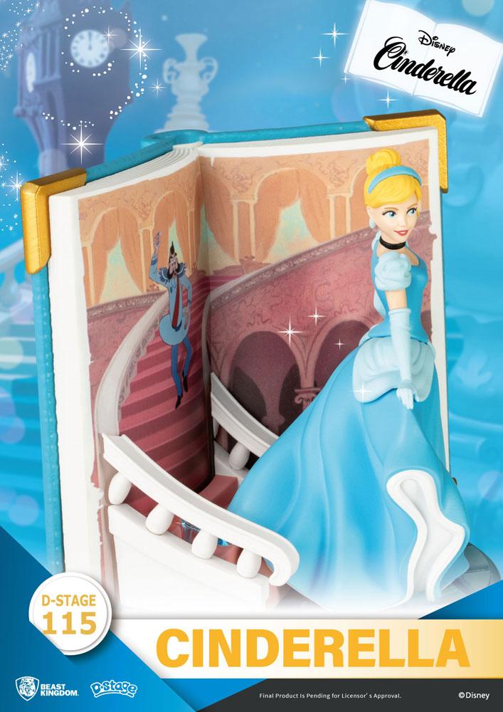 DISNEY - Cinderella - Statue D-Stage Book Series Diorama PVC 13cm