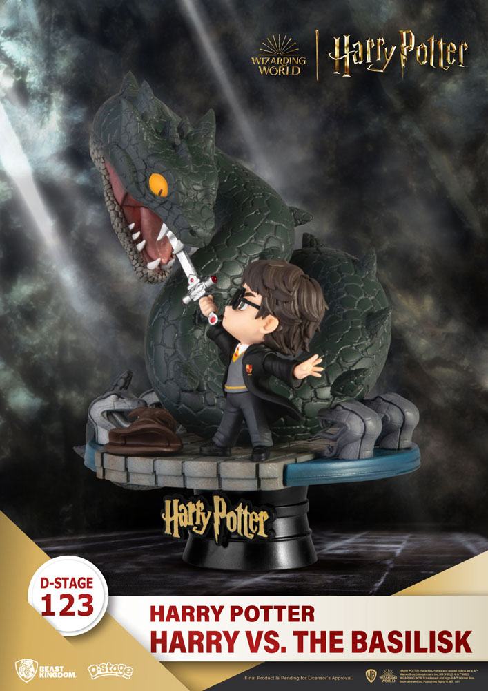 HARRY POTTER - VS the Basilisk - Statue D-Stage Diorama PVC 16cm