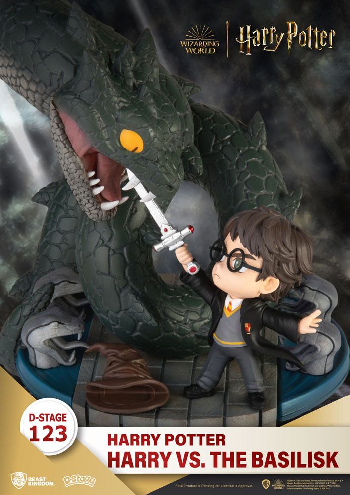 HARRY POTTER - VS the Basilisk - Statue D-Stage Diorama PVC 16cm