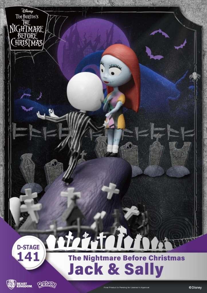 NIGHTMARE BEFORE CHRISTMAS - Jack & Sally - Diorama D-Stage 15cm