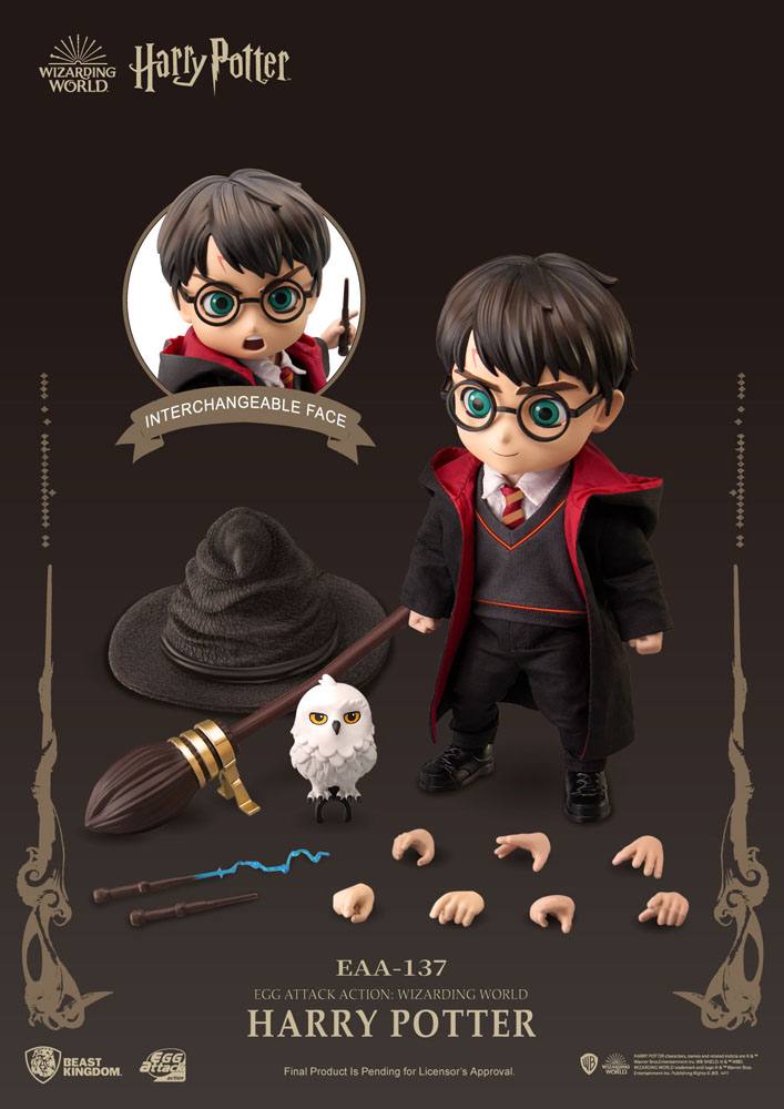HARRY POTTER - Harry - Figurine Egg Attack Action WIzarding World 11cm
