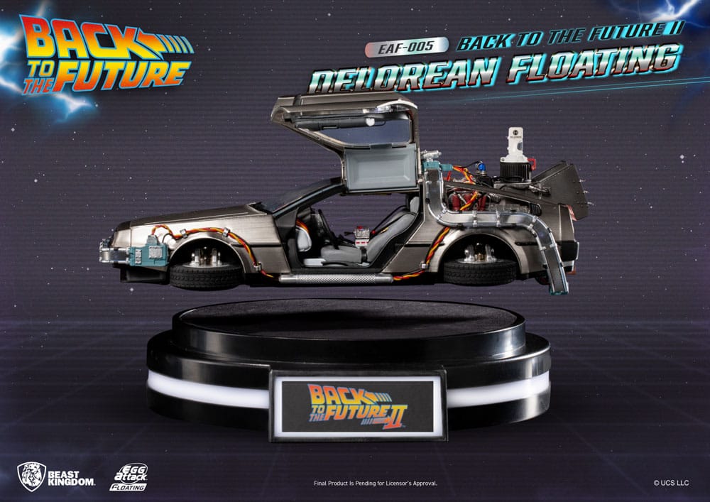 BACK TO THE FUTURE - Floating DeLorean II "Standard" - Statue 20cm