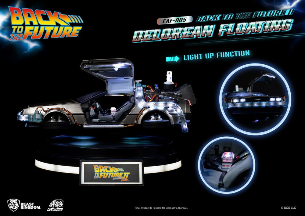 BACK TO THE FUTURE - Floating DeLorean II "Standard" - Statue 20cm
