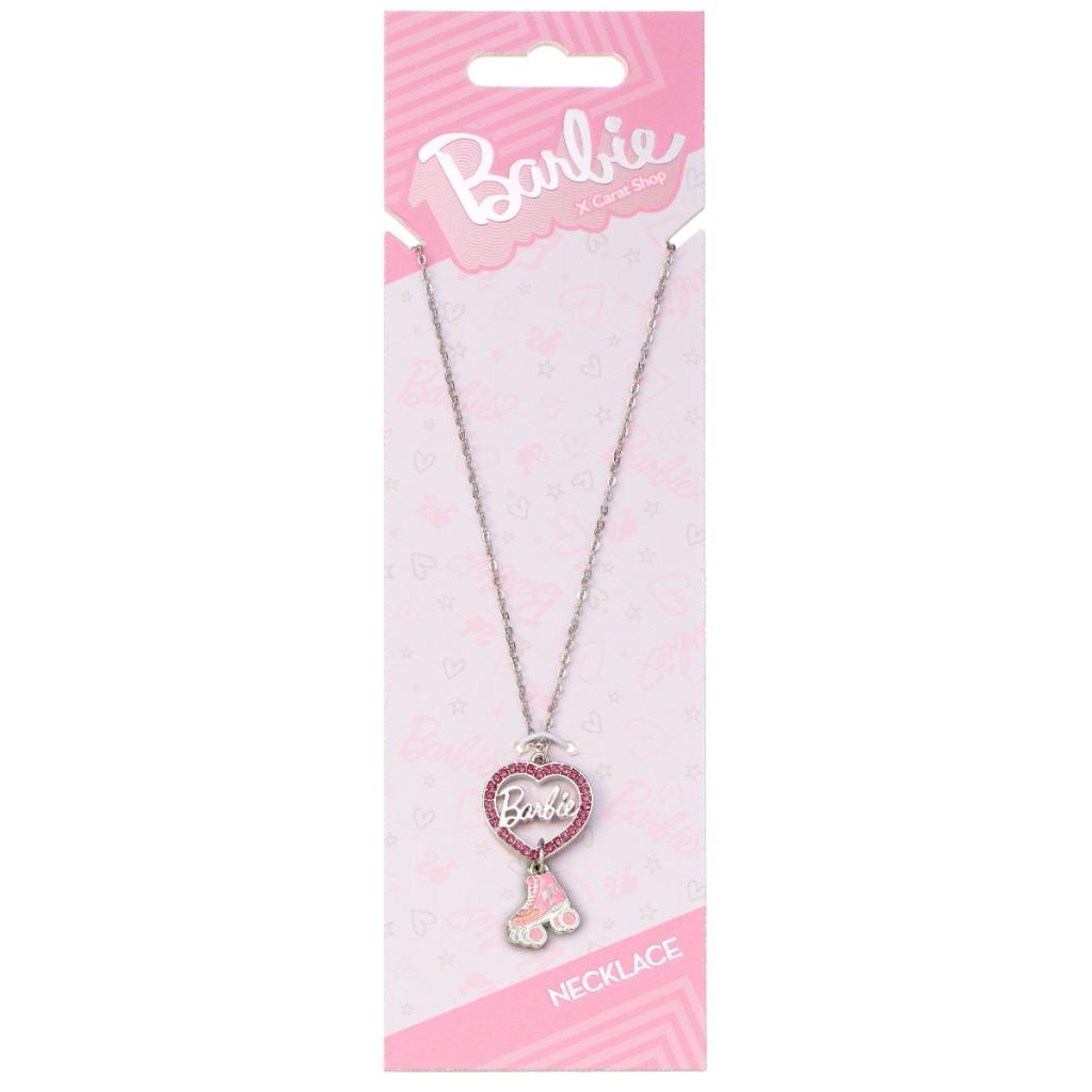 BARBIE - Chain Necklace - Heart and Roller Skate