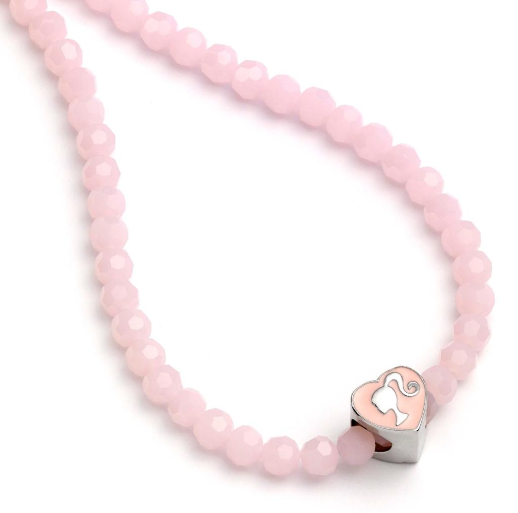 BARBIE - Pink Bead Necklace - Silhouette