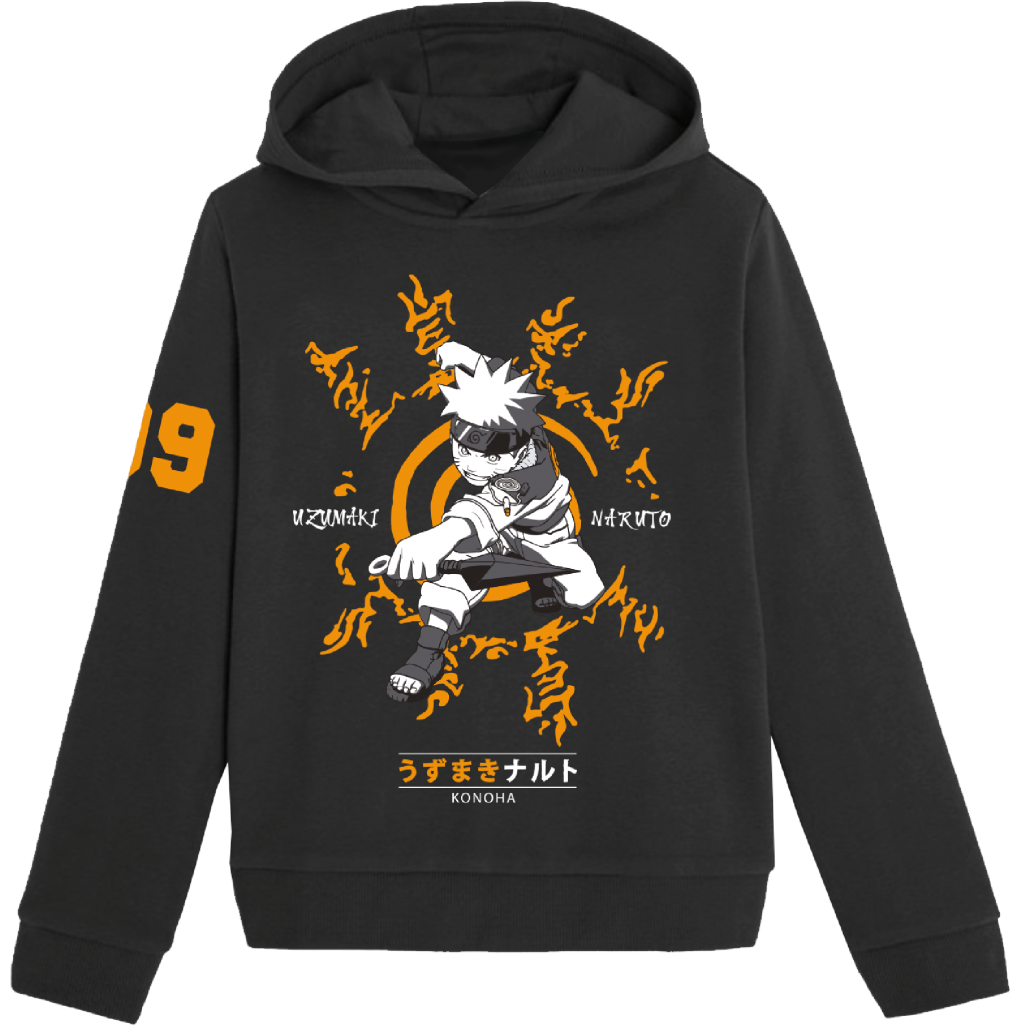 NARUTO - Naruto Uzumaki Konoha - Kid Sweat-Shirt (6 Ans)