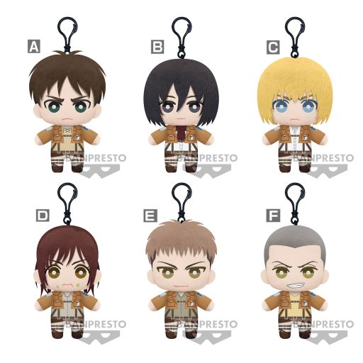 ATTACK ON TITAN - Tomonui Plush - Assort 9 Plush 15cm