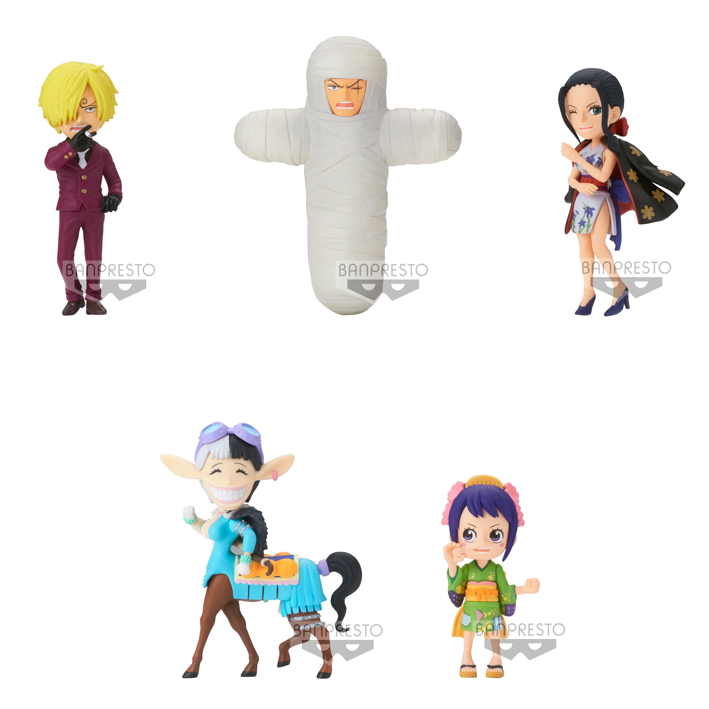 ONE PIECE - WCF Wanokuni Onigashima 5 - Assortiments 12 Figurines 7cm