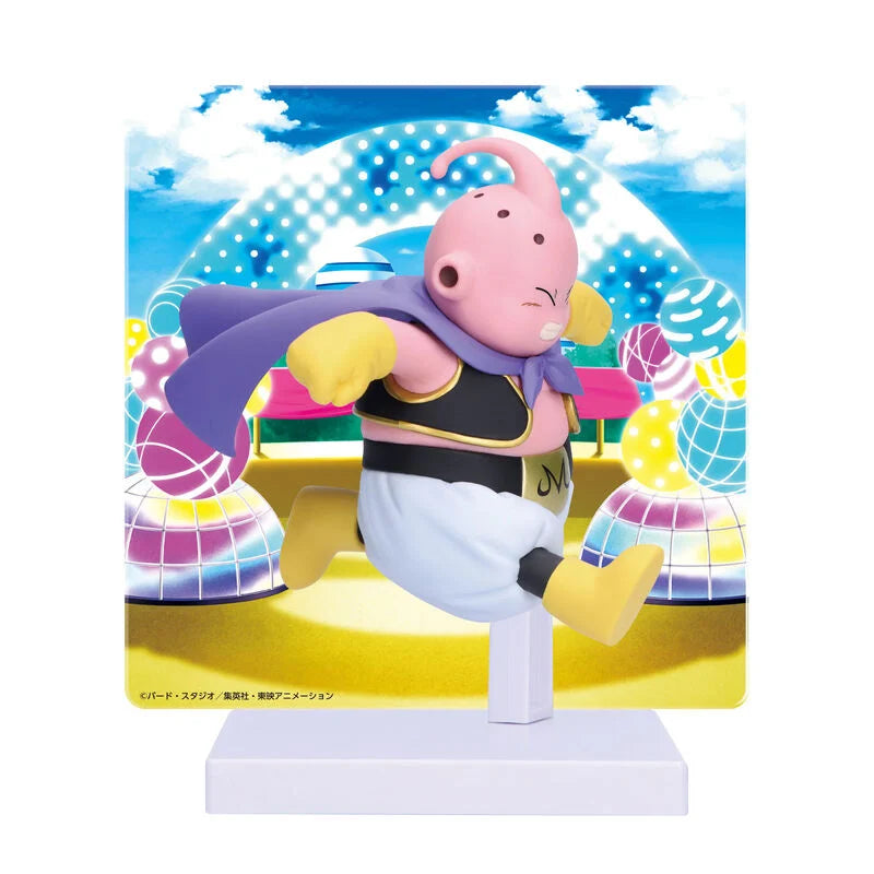 DRAGON BALL DAIMA - Buu - Figurine 8cm (With Panel 13cm)