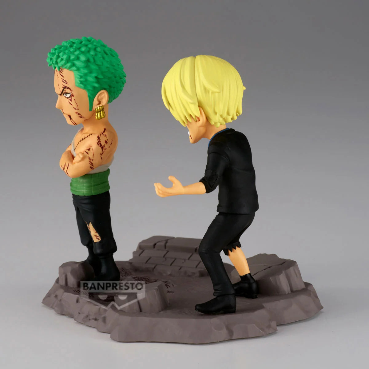 ONE PIECE - Roronoa Zoro & Sanji - Figure WCF Log Stories 8cm