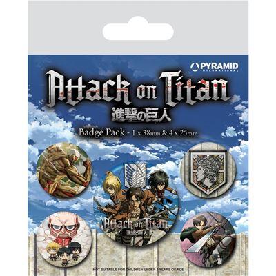 ATTACK ON TITAN - Season 3 - Pack 5 Badges