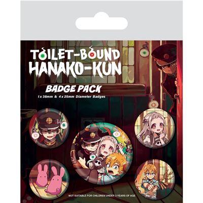 TOILET BOUND HANAKO-KUN - Characters - Pack 5 Badges