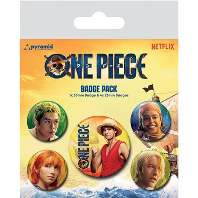 ONE PIECE NETFLIX- The Straw Hats - Pack 5 Badges